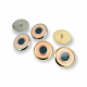 22 mm - 34 L Enamel Jacket and Coat Button Set of 8 Spring Colors E 1949 SET8 V2