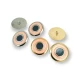 22 mm - 34 L Enamel Jacket and Coat Button Set of 8 Spring Colors E 1949 SET8 V2
