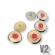 22 mm - 34 L Enamel Jacket and Coat Button Set of 8 Spring Colors E 1949 SET8 V2