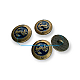 Antik Sarı Mineli Düğme 17 mm - 28 boy Çapa Logolu Blazer Ceket Kol Düğmesi E 2044 MN1