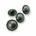 Curved Metal Footed Button 15.4 mm - 24 size E 339