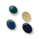 Gömlek ve Bluz Düğmesi 16 x 12 mm Mineli Ayaklı Düğme E 479