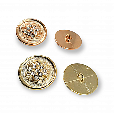 27 mm 44 L Jacket Button with With Rhinestone Luxe Design  E 561 