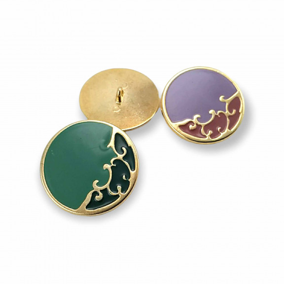 Enamel Shank Button - Coat and Jacket Button 34 mm - 54 L E 776