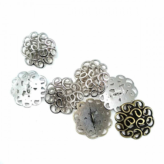Shank Buttons Decorative Patterned Coat Jackets Outdoor Wear 25 mm - 40 L E 832