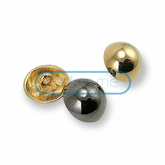 Curved Metal Jacket Button 16 mm 26 Size E 90