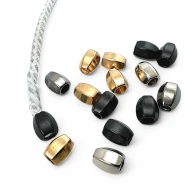 Metal Bağ Ucu 5 mm Kordon Girişli Altıgen Model E 139