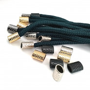 Patterned Model Metal Cord End 4 mm Cord Entry Elegant and Stylish Model E 1508