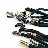 Metal Bağ Ucu 4 mm Kordon Girişli Silindir Model - Estetik Model Ufak Boy E 1725