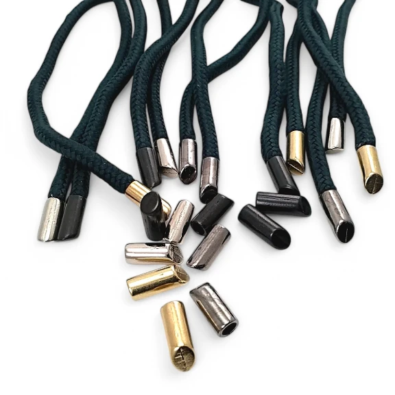 Metal Bağ Ucu 4 mm Kordon Girişli Silindir Model - Estetik Model Ufak Boy E 1725