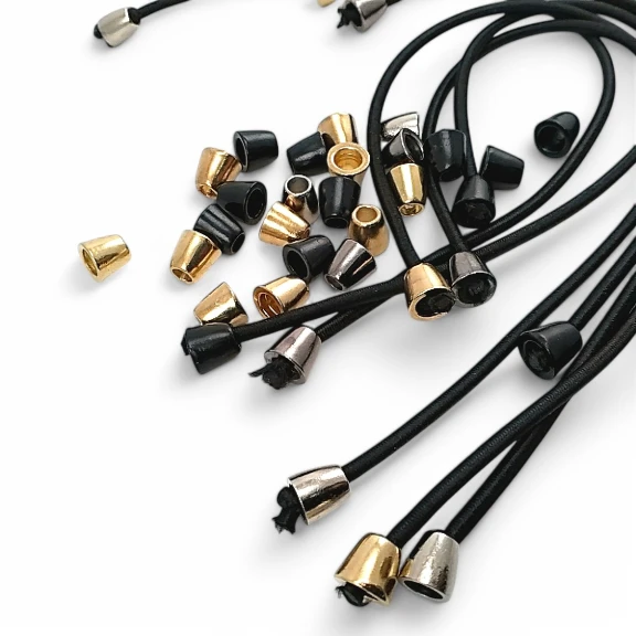 Çan Model 4 mm Kordon Girişli Metal Bağ Ucu - Armut Model Orta Boy E 92