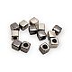 Tie end Cube Shape 5 x 5 mm Inlet 2.5 mm Cord End E 1804