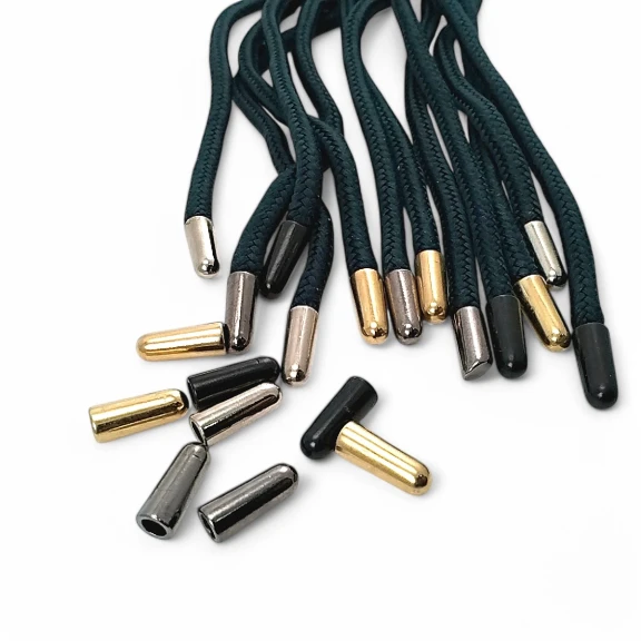 Metal Bağ Ucu 4 mm Kordon Girişli Silindir Model - Ufak Boy E 2097