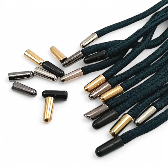 Metal Bağ Ucu 4 mm Kordon Girişli Silindir Model - Ufak Boy E 2097