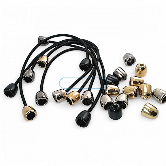 3,5 mm Kordon Girişli Metal Bağ Ucu Zarif - Çan Model - Armut Model E 213