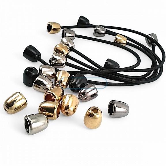 3,5 mm Kordon Girişli Metal Bağ Ucu Zarif - Çan Model - Armut Model E 213