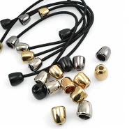 3,5 mm Kordon Girişli Metal Bağ Ucu Zarif - Çan Model - Armut Model E 213