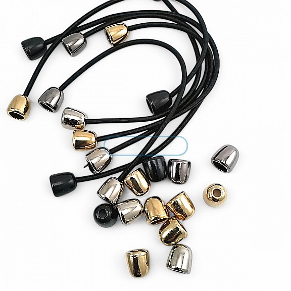 3,5 mm Kordon Girişli Metal Bağ Ucu Zarif - Çan Model - Armut Model E 213