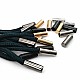 Metal Bağ Ucu 5,5 mm Kordon Girişli Silindir Model - Büyük Boy E 2232