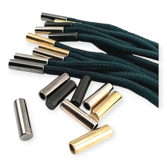 Silindir Model Metal Bağ Ucu Altı Düz Model 4,5 mm Kordon Girişli E 2252