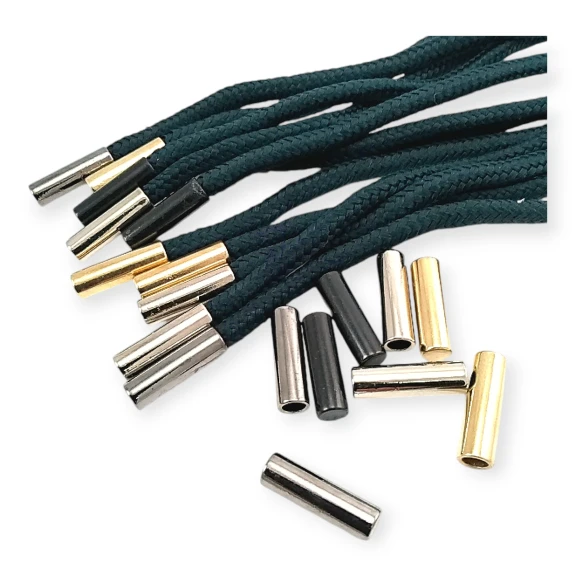 Silindir Model Metal Bağ Ucu Altı Düz Model 4,5 mm Kordon Girişli E 2252