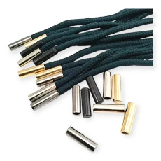 Silindir Model Metal Bağ Ucu Altı Düz Model 4,5 mm Kordon Girişli E 2252