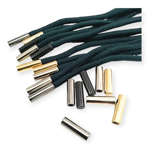 Silindir Model Metal Bağ Ucu Altı Düz Model 4,5 mm Kordon Girişli E 2252