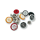 19 mm 30 Size Snap Button Cup Crown Logo 54 System Set of 4 E 1448