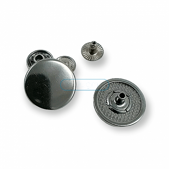 Desensiz Hafif Bombeli 20 mm - 34 Boy Metal Ayaklı Düğme E 1479