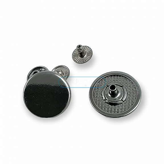 Desensiz Hafif Bombeli 20 mm - 34 Boy Metal Ayaklı Düğme E 1479