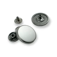 Desensiz Hafif Bombeli 20 mm - 34 Boy Metal Ayaklı Düğme E 1479