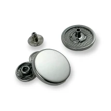 Desensiz Hafif Bombeli 20 mm - 34 Boy Metal Ayaklı Düğme E 1479