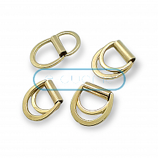 14 mm Double D Ring Buckle Belt and Bag Buckle E 1773