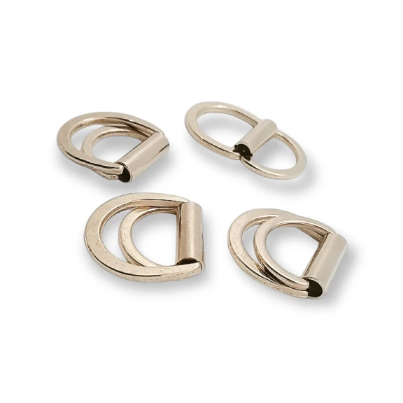 14 mm Double D Ring Buckle Belt and Bag Buckle E 1773