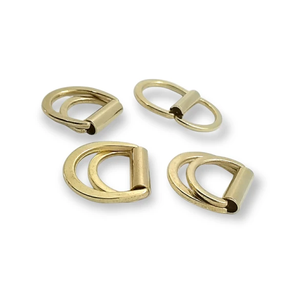 14 mm Double D Ring Buckle Belt and Bag Buckle E 1773