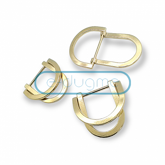 23 mm Double D Ring Buckle Metal Adjusting Buckle and Belt Buckle E 2145