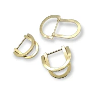 23 mm Double D Ring Buckle Metal Adjusting Buckle and Belt Buckle E 2145