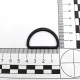 3,5 cm D Buckle Oval Part Flat D Buckle E 896