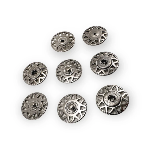 25 mm 40 boy Dikilebilen Çıtçıt Düğme Üçgen Desenli E 2226