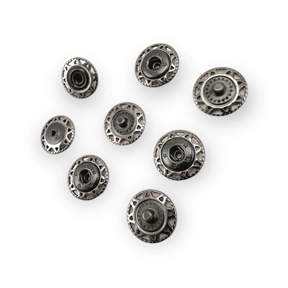 16 mm 26 boy Dikilebilen Çıtçıt Düğme Üçgen Desenli E 2228