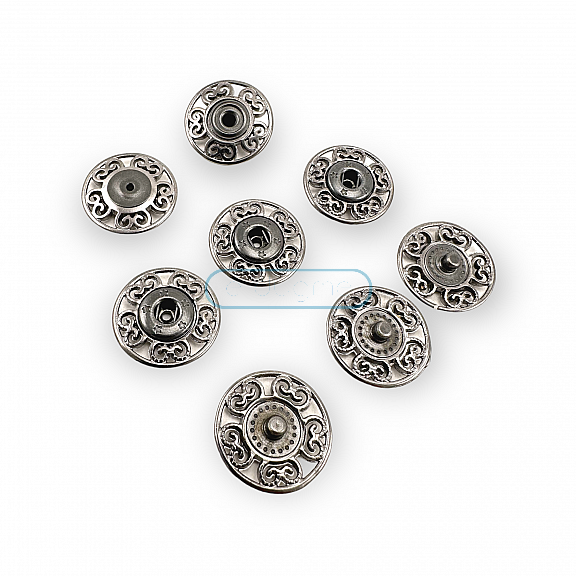 20 mm 32 boy Dikime Çıtçıt Düğme Motif Desenli E 2230