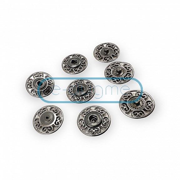 20 mm 32 L Sewing Snap Fasteners Button Motif Patterned E 2230
