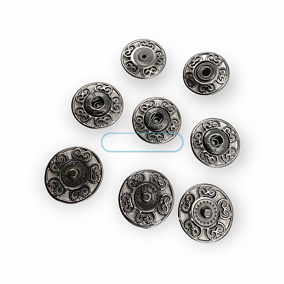 20 mm 32 boy Dikime Çıtçıt Düğme Motif Desenli E 2230