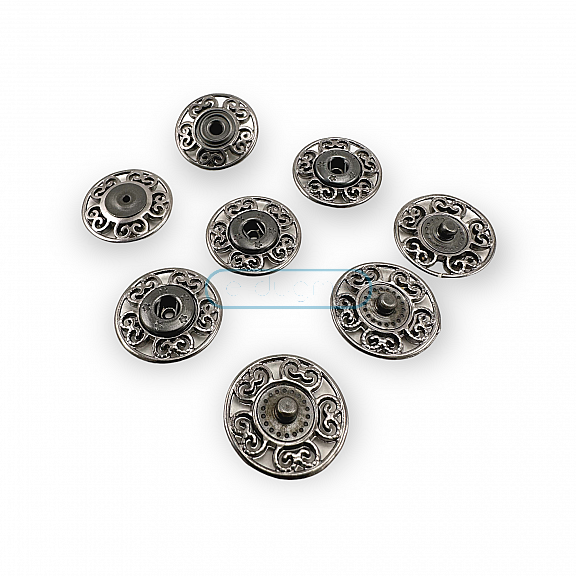 20 mm 32 L Sewing Snap Fasteners Button Motif Patterned E 2230