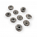 16 mm 26 L Sewing Snap Fasteners Button Motif Pattern E 2231