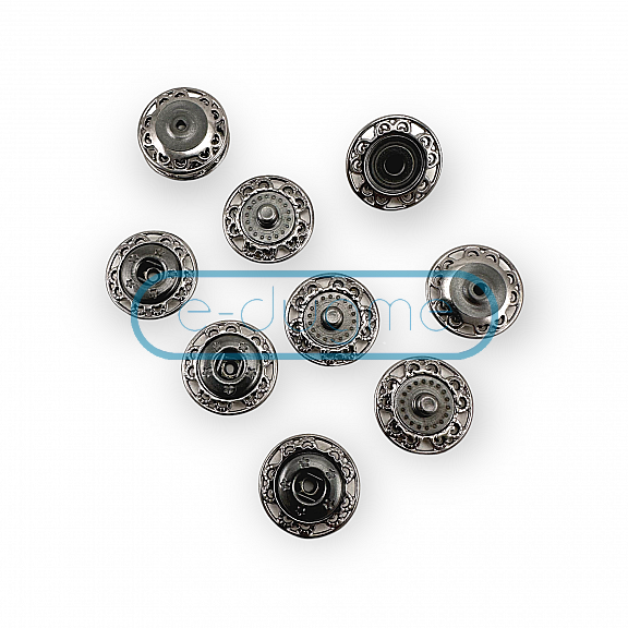 16 mm 26 L Sewing Snap Fasteners Button Motif Pattern E 2231