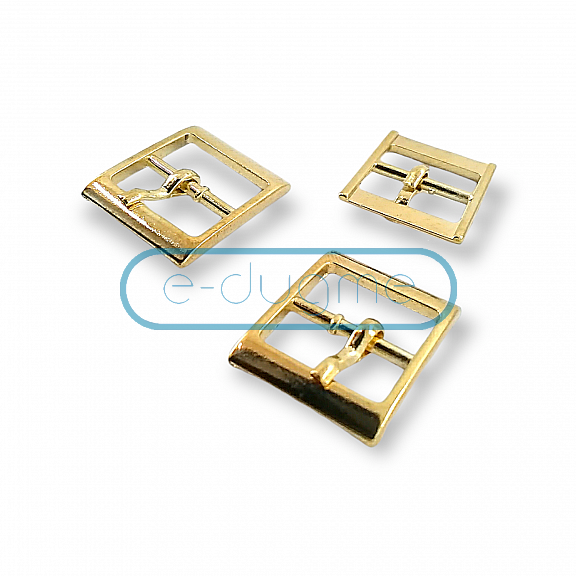 Center Bar Pin Buckle 16 mm Shoe and Bag Buckle E 1722