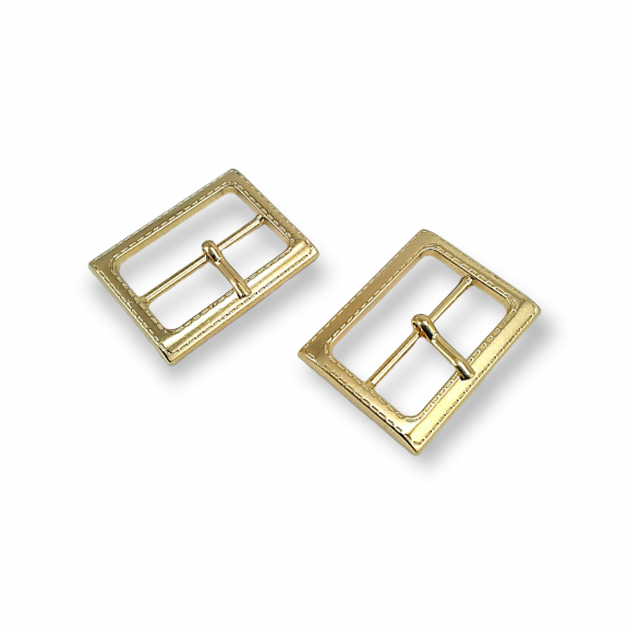 3.2 cm Metal Desenli Kemer Tokası E 483