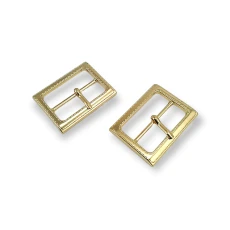 3.2 cm Metal Patterned Belt Buckle E 483