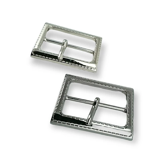 3.2 cm Metal Patterned Belt Buckle E 483